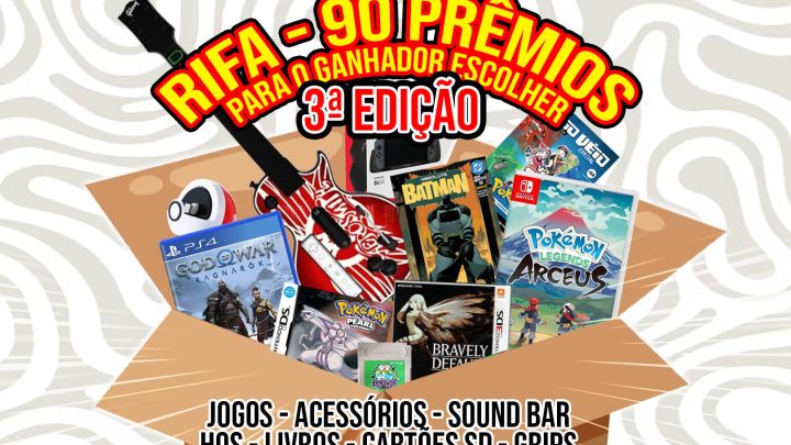RIFA 90 PREMIOS – 3ª Edição