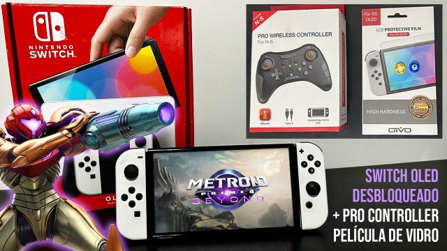 R487 – Switch Oled + Acessórios