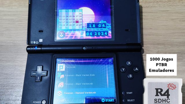 R342 – Nintendo DSi + R4 1000 Jogos PTBR