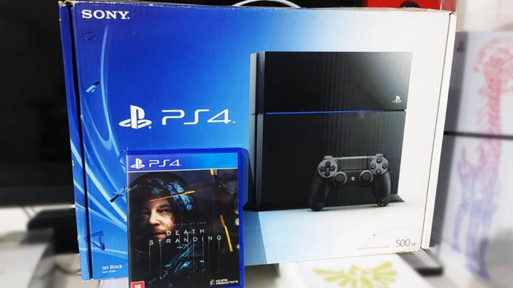 R399 – PS4 na caixa + Death Stranding