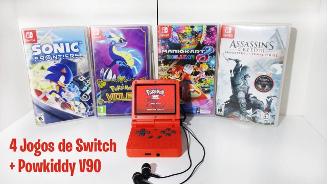R433 – 4 Jogos de Switch + V90
