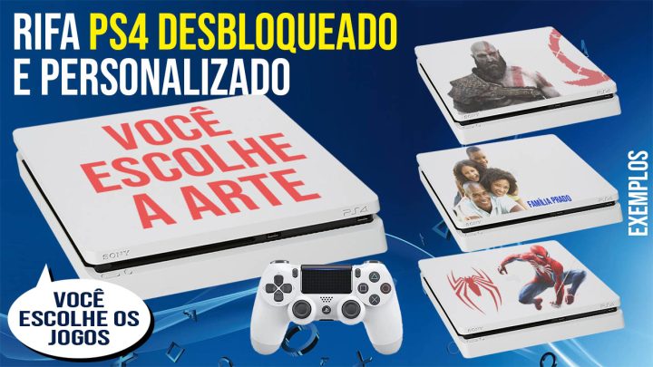 R490 – PS4 Desbloqueado Personalizado