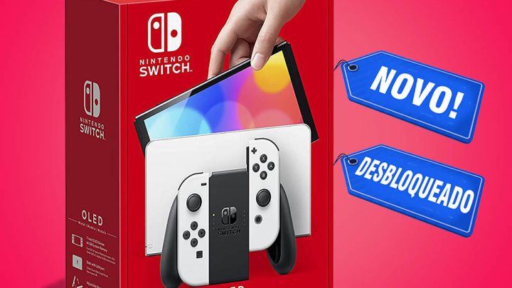 R341 – Switch Oled Novo Desbloqueado